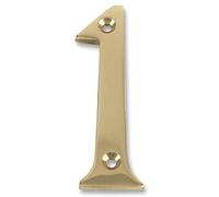 Duratool D01251 Número de latón, Nº 1, 7,6 cm de longitud
