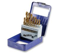 D00240 DURATOOL Set Brocas Taladro Titanio Acero 1-10mm