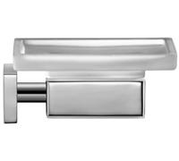 Duravit 0099521000 jabonera de karree Protector de Pantalla de Cristal Mate, Cromo