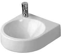 Duravit Architec lavabo 38x36 cm semicircular clásico blanco 0766350009