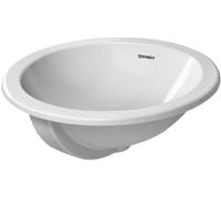 Duravit Architec lavabo 47x47 cm circular empotrado blanco brillante 0468470000