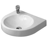 Duravit Architec lavabo 57.5x52 cm semicircular clásico blanco 0449580009