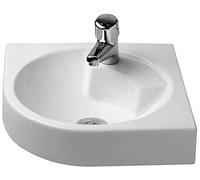 Duravit Architec lavabo 63.5x54 cm esquina clásico blanco brillante 0448450000