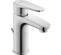 Duravit B.1 mezclador monomando de lavabo S, con juego de desagüe, proyección 101mm, B11010001010