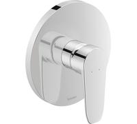 Duravit B.1 Mezclador monomando enyesado de ducha, roseta redonda, B14210010010