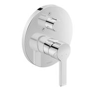 Duravit B.2 Mezclador monomando de bañera empotrado, roseta redonda, 2 consum...