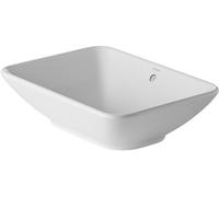 Duravit Bacino lavabos sobre encimera, con rebosadero, sin grifo, 550mm, 0334520000, Color: Blanco alto brillo