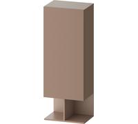 Duravit Balcoon armario semialto, angular, 1 puerta con bisagra a la izquierda, con tecnología tip-on, 360x500x1320mm, BA1302LJFIF0000, Color: Umbra Estructurado / Umbra