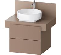 Duravit Balcoon consola mueble bajo lavabo, suspendido, rectangular, tecnología tip-on, 570x600x534mm, BA50120JFIF0000, Color: penumbra