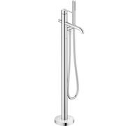 Duravit Balcoon - Grifo monomando para bañera (2 consumidores, con válvula de conversión, mezclador monomando para bañera, con sistema de mezcla de cerámica), color cromado