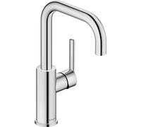 Duravit Balcoon Mezclador monomando de lavabo FreshStart y Minusflow, BA1100002010, Color: Cromo alto brillo