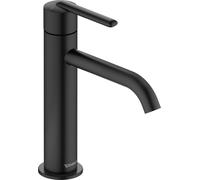 Duravit Balcoon Mezclador monomando de lavabo M FreshStart y Minusflow, BA1023002046, Color: Negro Mate
