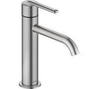 Duravit Balcoon Mezclador monomando de lavabo M FreshStart y Minusflow, BA1023002070, Color: acero inoxidable pulido
