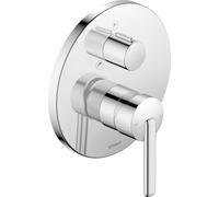 Duravit Balcoon mezclador monomando para bañera, instalación oculta, 170x200mm, BA5210012010, Color: Cromo alto brillo