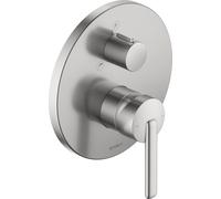 Duravit Balcoon mezclador monomando para bañera, instalación oculta, 170x200mm, BA5210012070, Color: acero inoxidable pulido