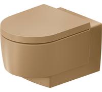 Duravit Balcoon WC suspendido, 540 mm, lavable, sin borde, fijación oculta, 4,5 litros, salida horizontal, 290609AM00, Color: Arcilla terra Mate