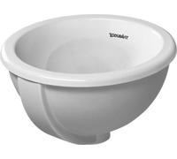 Duravit Bali lavabo 33.5x33.5 cm circular empotrado blanco 0473340031