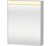 Duravit Best armario con espejo de 610 mm, 1 puerta de espejo con bisagras a la izquierda, sólo para montaje en superficie, LM7840L0000