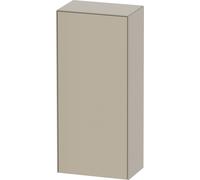 Duravit Blanco Tulipán armario de media altura, anchura 400 x fondo 240mm, 1 tope de puerta apertura basculante izquierda, WT1322L6060, Color: Seda topo laca mate