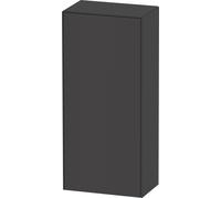 Duravit Blanco Tulipán armario de media altura, anchura 400 x profundidad 240mm, 1 tope de puerta de apertura a la derecha, WT1322R5858, Color: Raso grafito