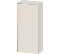 Duravit Blanco Tulipán armario de media altura, anchura 400 x profundidad 240mm, 1 tope de puerta de apertura a la derecha, WT1322R3939, Color: Nórdico Seda blanca laca mate