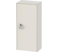 Duravit Blanco Tulipán gabinete de media altura, ancho 400 x profundidad 240mm, 1 parada de la puerta derecha con la manija, WT1323R3939, Color: Nórdico Seda blanca laca mate