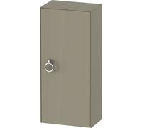 Duravit Blanco Tulipán gabinete de media altura, ancho 400 x profundidad 240mm, 1 parada de la puerta derecha con la manija, WT1323RH2H2, Color: Gris piedra alto brillo