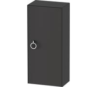 Duravit Blanco Tulipán gabinete de media altura, ancho 400 x profundidad 240mm, 1 parada de la puerta derecha con la manija, WT1323R5858, Color: Raso grafito