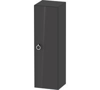 Duravit Blanco Tulipán gabinete de media altura, ancho 400 x profundidad 360mm, 1 parada de la puerta derecha con la manija, WT1333RH1H1, Color: Grafito alto brillo
