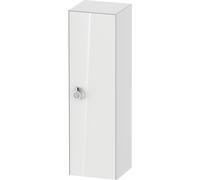 Duravit Blanco Tulipán gabinete de media altura, ancho 400 x profundidad 360mm, 1 parada de la puerta derecha con la manija, WT1333R8585, Color: Laca blanca de alto brillo