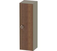 Duravit Blanco Tulipán gabinete de media altura, ancho 400 x profundidad 360mm, 1 parada de la puerta derecha con la manija, WT1333R77H2, Color: Cuerpo: Gris piedra alto brillo, frente: Nogal american