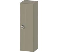 Duravit Blanco Tulipán gabinete de media altura, anchura 400 x profundidad 360mm, 1 parada de la puerta derecha con la manija, WT1333RH2H2, Color: Gris piedra alto brillo