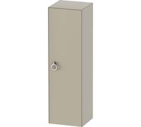 Duravit Blanco Tulipán gabinete de media altura, anchura 400 x profundidad 360mm, 1 parada de la puerta derecha con la manija, WT1333R6060, Color: Seda topo laca mate