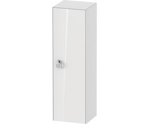 Duravit Blanco Tulipán gabinete de media altura, anchura 400 x profundidad 360mm, 1 parada de la puerta derecha con la manija, WT1333R8585, Color: Laca blanca de alto brillo