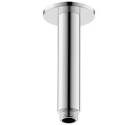 Duravit brazo de ducha conexión a techo, roseta redonda, 125mm, cromo alto brillo, UV0670022000, Color: cromado