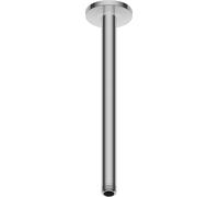 Duravit brazo de ducha conexión a techo, roseta redonda, 300mm, UV0670026010, Color: Cromo alto brillo