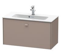 Duravit Brioso Módulo mural Compact 82,0 x 38,9 cm, 1 extraíble, para lavabo ME by Starck 234283, BR401104343, Color: Basalto mate Decor, Mango Basalto mate