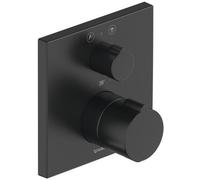 Duravit C.1 grifo de bañera y ducha empotrado con termostato negro C14200013046