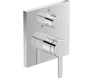 Duravit C.1 grifo de bañera y ducha empotrado cromo C15210011010