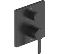 Duravit C.1 mezclador monomando de bañera empotrado, roseta cuadrada, con