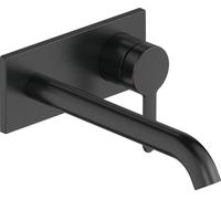 Duravit C.1 Mezclador monomando para lavabo empotrado, 225mm de proyección, C11070004046, Color: Negro Mate