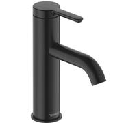 Duravit C11010 Grifo de Lavabo, Negro Mate, M