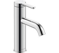Mezclador monomando lavabo M Duravit C.1, sin juego de desagüe, proyección 113mm, C11020002010, Color: cromado
