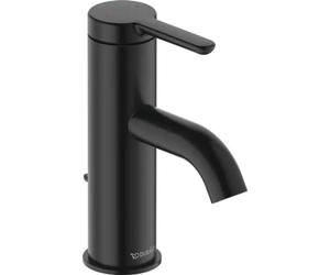 Duravit C11020 Grifo de Lavabo, Negro Mate, S