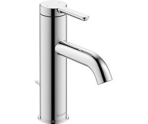 Duravit C11020001 Monomando Mediano (Altura de caño 86 mm) baño con Grifo de Lavabo desplegable con Cartucho de cerámica, M
