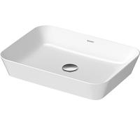Duravit Cape Cod lavabo 55x40 cm rectangular sobre encimera blanco brillante 2347550000