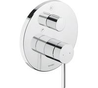 Duravit Circle Mezclador monomando de bañera UP, 2 consumidores, sistema cerámico, cromo, CE5210018010