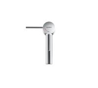 Duravit Circle Mezclador monomando de lavabo, 100 mm de saliente, con desagüe automático, cromo, CE1011001010