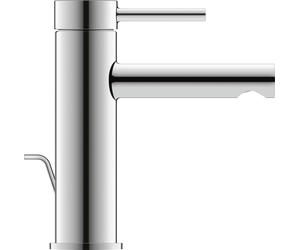 Duravit Circle Mezclador monomando de lavabo M FreshStart, con juego de desagüe, 117 mm de proyección, cromo, CE1021001010