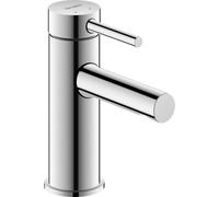 Duravit Circle Mezclador monomando de lavabo S Minusflow, sin juego de desagüe, proyección 100 mm, cromo, CE1012002010